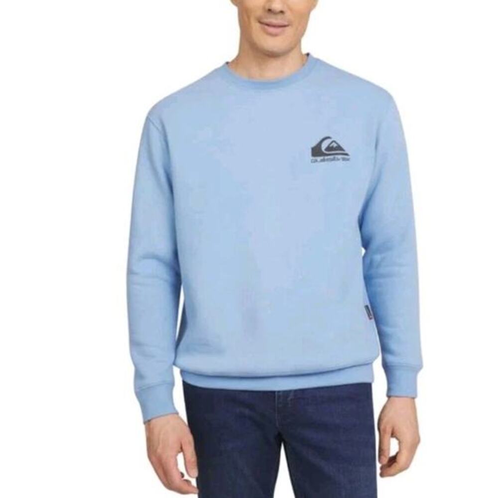 Quiksilver Men's Crew Neck Sweatshirt /‎ Color Blue / Size Small / New With Tags